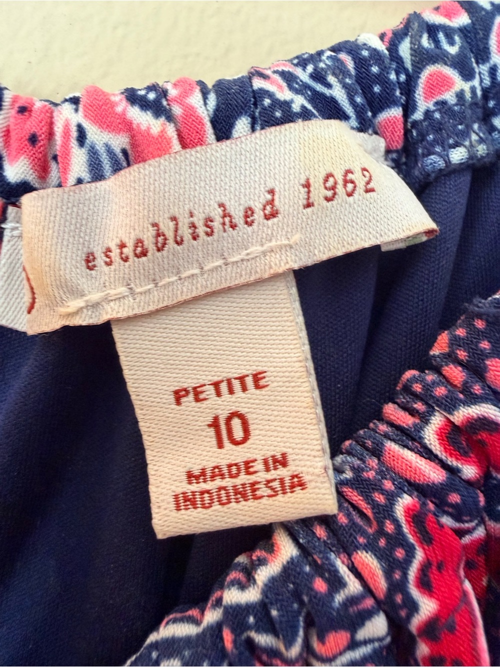 Navy Pink Boho Medallion Print Halter Keyhole Maxi Dress Womens Petite 10 Summer - Picture 3 of 5
